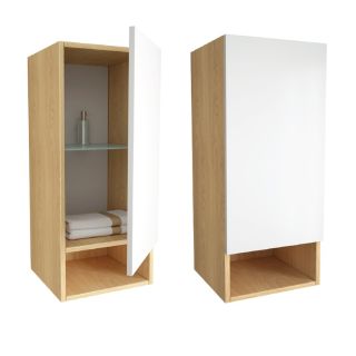 Dreja Полупенал верхний Perfecto, универсальный,  дуб/белый лак